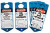 Labeled Lockout Hasps (Blue) - 65962 - Brady Corporation