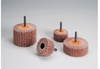 Standard Abrasives Buff and Blend 898000 Coated Aluminum Oxide Flap Brush - 60 Grit - 2 in Diameter - 1 in Center Hole - Shaft Attachment - 42800 -- 051115-42800