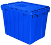 Akro-Mils Keepbox 17 gal 100 lb Blue Industrial Grade Polymer Attached Lid Container - 21 1/2 in Length - 15 in Width - 17 in Height - 39170 BLUE -- 39170 BLUE - Image