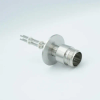 MS High Current Series, Multipin Feedthrough, 4 Pins, 700 Volts, 16 Amps per Pin, 0.094″ Nickel Conductors, 2.16″ QF / KF Flange - A3992-5-QF - MPF Products, INC.