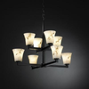 FAL-8828-20-MBLK Mid. Chandeliers-Glass Up - 750436 - Capital Lighting, Inc.