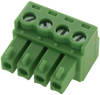 Terminal Block, Eurostyle, 4 Position 24-12Awg; Pitch Spacing Multicomp - 04R6706 - Newark, An Avnet Company