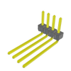 Headers, Male Pins - 612-TSW-104-12-T-S-ND - DigiKey