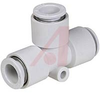 Fitting, 6 mm; 37 mm; 12.8 mm; 1.0 MPa (Max.); -5 degC; 60 degC; C3604BD, PBT, - 70071027 - Allied Electronics, Inc.