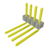 Headers, Male Pins - 612-TSW-104-10-T-S-RA-ND - DigiKey