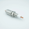 E-Beam Power Feedthrough, 12,000 Volts, 1 Pin, With Sputter Shield, 1″ Baseplate Bolt, OAL 6.93 - A13968-1-BP - MPF Products, INC.