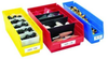 Akro-Mils 128 cu in Red Industrial Grade Polymer Shelf Storage Bin - 11 5/8 in Length - 6 5/8 in Width - 4 in Height - 1 Compartments - 30130 RED -- 30130 RED - Image