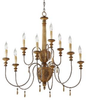 F2734/6+3IC Mid. Chandeliers-Candle - 371143 - Capital Lighting, Inc.