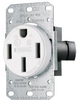 Straight Blade Power Receptacle - RR450FW - Hubbell Incorporated