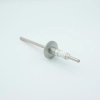 Power Feedthrough, 12000 Volts, 55 Amps, 1 Pin, 0.25″ Nickel Conductor, 1.57″ QF / KF Flange - A0118-11-QF - MPF Products, INC.