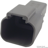 Receptacle Housing, 2Pos, Pa Gf, Grey; Product Range Deutsch Te Connectivity - 84Y5797 - Newark, An Avnet Company