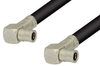 75 Ohm Mini SMB Plug Right Angle to 75 Ohm Mini SMB Plug Right Angle Cable 12 Inch Length Using 75 Ohm RG59 Coax, RoHS - PE34692LF-12 - Pasternack