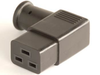 European IEC 60320/C19 Right Angle Connector -- UC-033R - Image