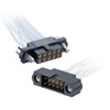 3+3 Pos. Male-Female DIL 26 AWG Cable Assembly, 450mm, Jackscrews - M80-MC30605M1-0450F2 - Harwin Plc