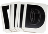 Helvetica Quik-Align Ten Packs - Black Upper Case - 8215-D - Brady Corporation