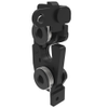 Rotary Push-to-Close Latch, Large Size, Two Stage, Perpendicular Trigger, 6.7 mm Thru, Steel, Zinc Nickel, Black - R4-30-40-101-15 - Southco
