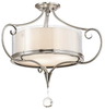 Semi-Flush Mts.-Drum Shade - 600326 - Light Center (The)