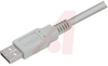 PREMIUM USB TYPE A - B CABLE, 0.5M - 70126295 - Allied Electronics, Inc.