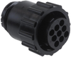 Circular Connector Plug Size 13, 9 Position Free Hanging; Product Range Amp - Te Connectivity - 24C6176 - Newark, An Avnet Company