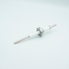 Power Feedthrough, 12,000 Volts, 55 Amps, 1 Pin, 0.25″ Nickel Conductor, 1.33″ Conflat Flange - A0549-3-CF - MPF Products, INC.