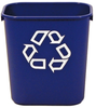 Rubbermaid Desk-Side and Station Recycling Containers - 6703 - U.S. Plastic Corporation