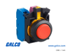 IDEC Pushbutton Non-Illuminated - CW1B-M2E03R - Galco Industrial Electronics