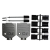 D-Sub, D-Shaped Connector Backshells, Hoods - 8655MH0901BLF - ODG (Origin Data Global)