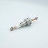 Power Feedthrough, 3000 Volts, 250 Amps, 1 Pin, Copper Conductor with 3/8-16 Threads, 1.0″ Baseplate Bolt - A0542-1-BP - MPF Products, INC.