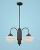 Mid. Chandeliers-Glass Down - 664677 - Capital Lighting, Inc.