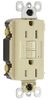 GFCI Duplex Receptacle - 1597-TRWRI - Hubbell Wiring Device-Kellems