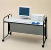 24 Inch Wide Single Shelf Computer Stand -- 8100 - Image