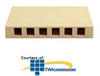 ICC 6-Port Surface Mount Box - IC107SB6 - TelephoneStuff.com