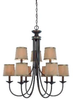 26129-BZ Mid. Chandeliers-Candle - 692168 - Capital Lighting, Inc.