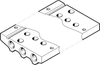 Manifold rail - VABM-L1-10AS-M5-4 - Festo Corporation