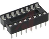 Socket, DIP;16Pins;Dual Leaf;Economy Ladder;0.3In.;Phosphor Bronze;Tin/Lead - 70042906 - Allied Electronics, Inc.