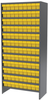 Akro-Mils 6500 lb Adjustable Gray Powder Coated Steel 22 ga Enclosed Adjustable Fixed Shelving System - 108 Bins - 6500 lb Total Capacity - ASC1879148 YELLOW -- ASC1879148 YELLOW - Image