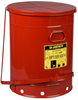 Justrite Red Steel 21 gal Safety Can - 23 7/16 in Height - 18 3/8 in Overall Diameter - 09700 - 09700 - R. S. Hughes Company, Inc.
