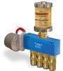 Motor Operated PurgeX with Integral Grease Reservoir, 4 Feeds, 1 RPM, 120V/60Hz, Bracket -- B3477-B4B120601