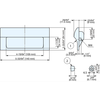 RECESSED PULL - HH-JS140-BL - HH-JS140-BL - Sugatsune America, Inc.
