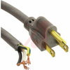 Cord, Pwr; 10 A; 125 V; 6 Ft; NEMA 5-15plug; PVC Jkt; Stripped End; Slate - 70125962 - Allied Electronics, Inc.