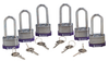 Purple Key Retaining Steel Padlocks - 123283 - Brady Corporation