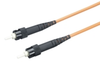Ceramic Terminated 62.5-Micron Multimode GSA Fiber Optic Cable, ST-ST, Simplex Riser, 2-m (6.5-ft.) - EFN062-002M-C - Visual Sound, Inc.