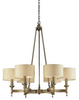 10263/6 Mid. Chandeliers-Drum Shades - 345919 - Capital Lighting, Inc.