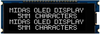 Oled Module, Cob, 20 X 4, White On Black Rohs Compliant Midas - 84AH6469 - Newark, An Avnet Company
