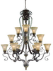 26512-CB Large Chandeliers-Glass Shade - 692128 - Capital Lighting, Inc.