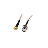 MCX Male Right Angle Connector With RG316 Cable (L-2Mtr) + BNC Male St. Connector - ET-MMRA-4L2-BMS - Eteily Technologies India Pvt. Ltd.
