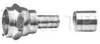 F Male Crimp-On for RG-59/U With separate 1/4in ring - F-CRIMP - Visual Sound, Inc.