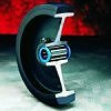 Rubber tyre on cast iron centre -- WRT10BJM12 - Image