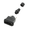 D-Sub, D-Shaped Connector Backshells, Hoods - NOR1100-ND - DigiKey