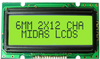 Alphanumeric Display, Stn, 5.5Mm, Cob; Character Count X Line Midas - 21AH3290 - Newark, An Avnet Company